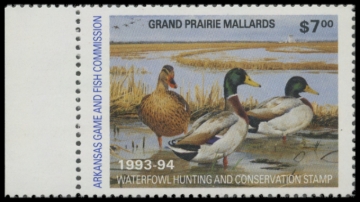 Picture of 1993 Arkansas Duck Stamp