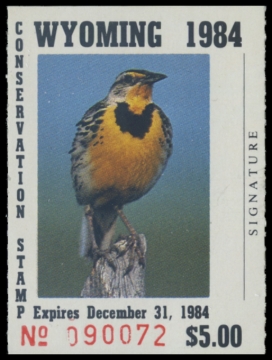 Picture of 1984 Wyoming Duck Stamp - First of State