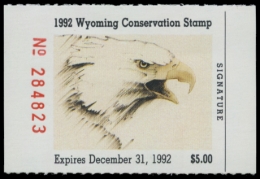 Picture of 1992 Wyoming Duck Stamp