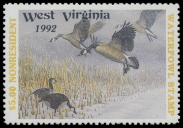 Picture of 1992 West Virginia Duck Stamp