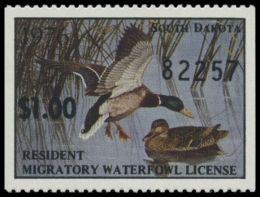 Picture of 1976 South Dakota Duck Stamp - First of State