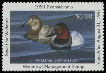 Picture of 1990 Pennsylvania Duck Stamp