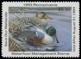 Picture of 1993 Pennsylvania Duck Stamp