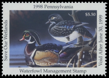Picture of 1998 Pennsylvania Duck Stamp