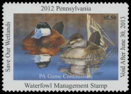 Picture of 2012 Pennsylvania Duck Stamp