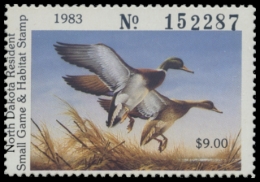 Picture of 1983 North Dakota Duck Stamp