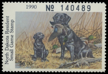 Picture of 1990 North Dakota Duck Stamp