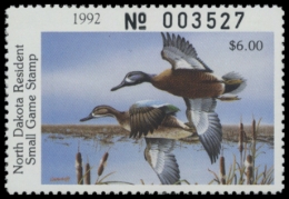 Picture of 1992 North Dakota Duck Stamp