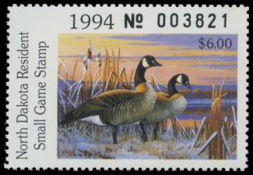 Picture of 1994 North Dakota Duck Stamp