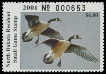 Picture of 2001 North Dakota Duck Stamp
