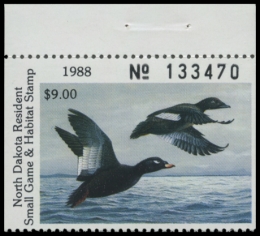 Picture of 1988 North Dakota Duck Stamp