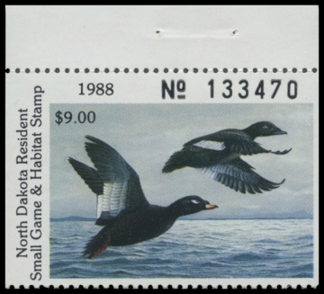 Picture of 1988 North Dakota Duck Stamp