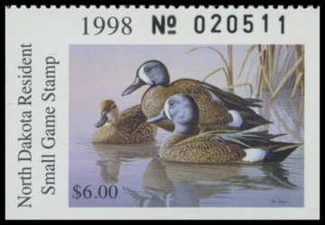 Picture of 1998 North Dakota Duck Stamp