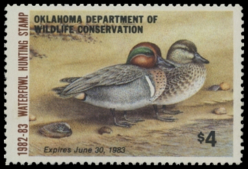 Picture of 1982 Oklahoma Duck Stamp