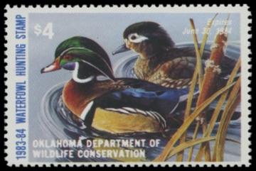 Picture of 1983 Oklahoma Duck Stamp