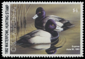 Picture of 1992 Oklahoma Duck Stamp