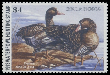 Picture of 1993 Oklahoma Duck Stamp