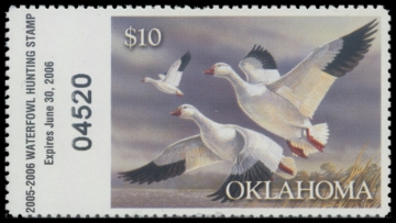 Picture of 2005 Oklahoma Duck Stamp