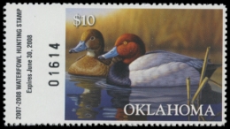 Picture of 2007 Oklahoma Duck Stamp