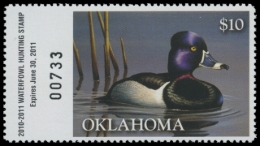 Picture of 2010 Oklahoma Duck Stamp