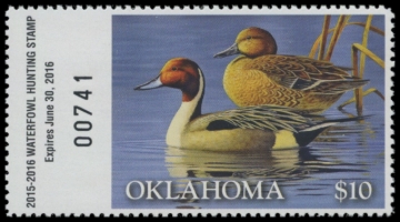 Picture of 2015 Oklahoma Duck Stamp