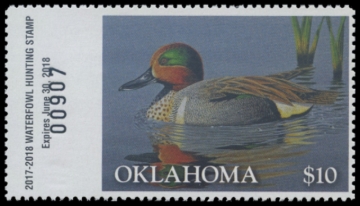 Picture of 2017 Oklahoma Duck Stamp