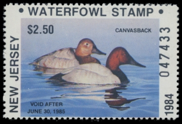 Picture of 1984 New Jersey Duck Stamp - First of State