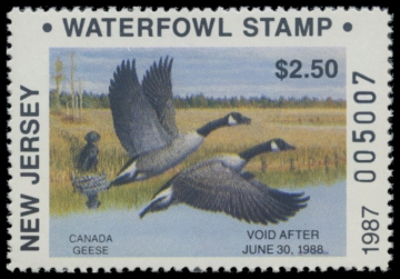 Picture of 1987 New Jersey Duck Stamp