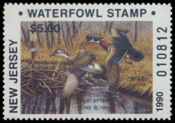 Picture of 1990 New Jersey Duck Stamp