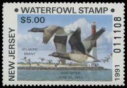 Picture of 1991 New Jersey Duck Stamp