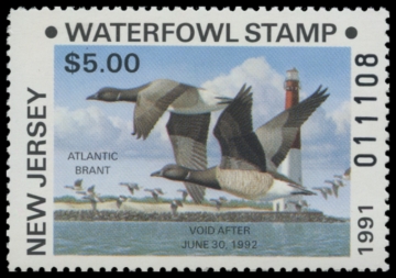 Picture of 1991 New Jersey Duck Stamp