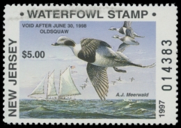 Picture of 1997 New Jersey Duck Stamp