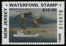 Picture of 1999 New Jersey Duck Stamp
