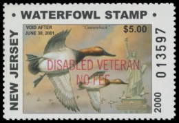 Picture of 2000 New Jersey Duck Stamp