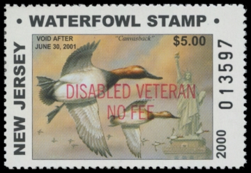 Picture of 2000 New Jersey Duck Stamp