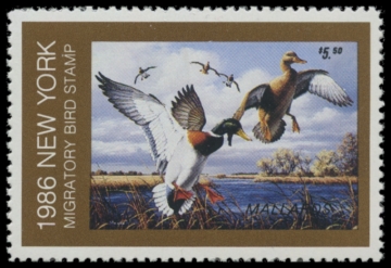 Picture of 1986 New York Duck Stamp