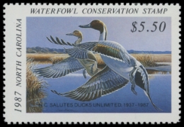 Picture of 1987 North Carolina Duck Stamp