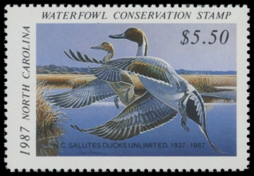 Picture of 1987 North Carolina Duck Stamp