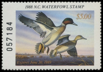 Picture of 1988 North Carolina Duck Stamp