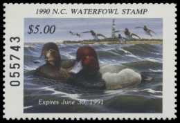 Picture of 1990 North Carolina Duck Stamp