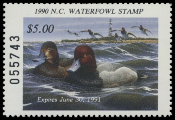 Picture of 1990 North Carolina Duck Stamp