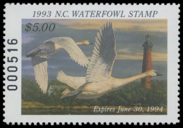 Picture of 1993 North Carolina Duck Stamp