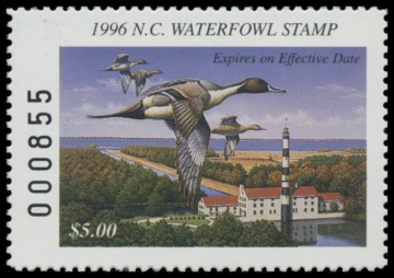 Picture of 1996 North Carolina Duck Stamp
