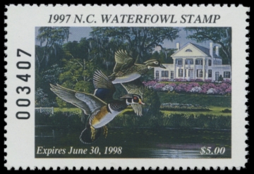 Picture of 1997 North Carolina Duck Stamp