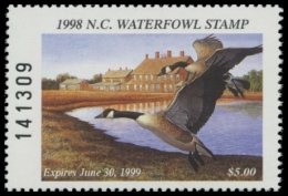 Picture of 1998 North Carolina Duck Stamp