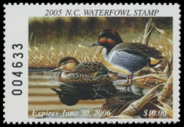 Picture of 2005 North Carolina Duck Stamp