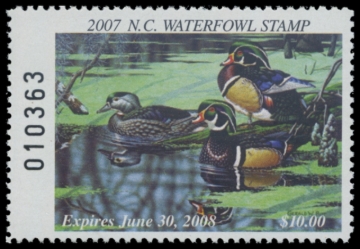 Picture of 2007 North Carolina Duck Stamp
