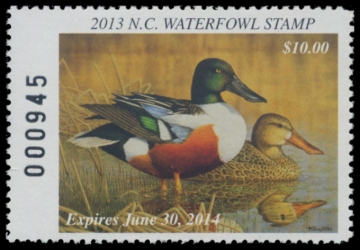 Picture of 2013 North Carolina Duck Stamp