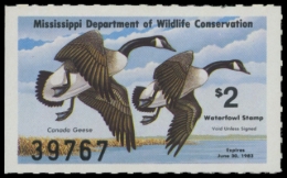 Picture of 1982 Mississippi Duck Stamp