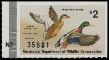 Picture of 1985 Mississippi Duck Stamp